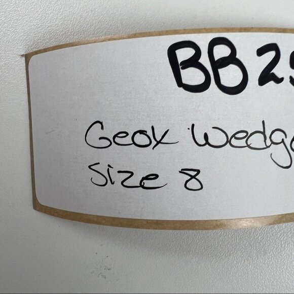 GEOX Respira Tan Leather Wedges - Picture 10 of 10